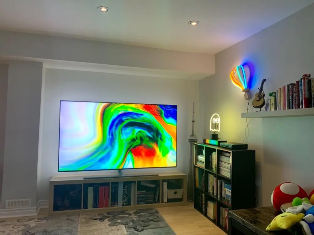 How can I install bias lights so that I can still move them to another TV (or remove them easily in the future)?