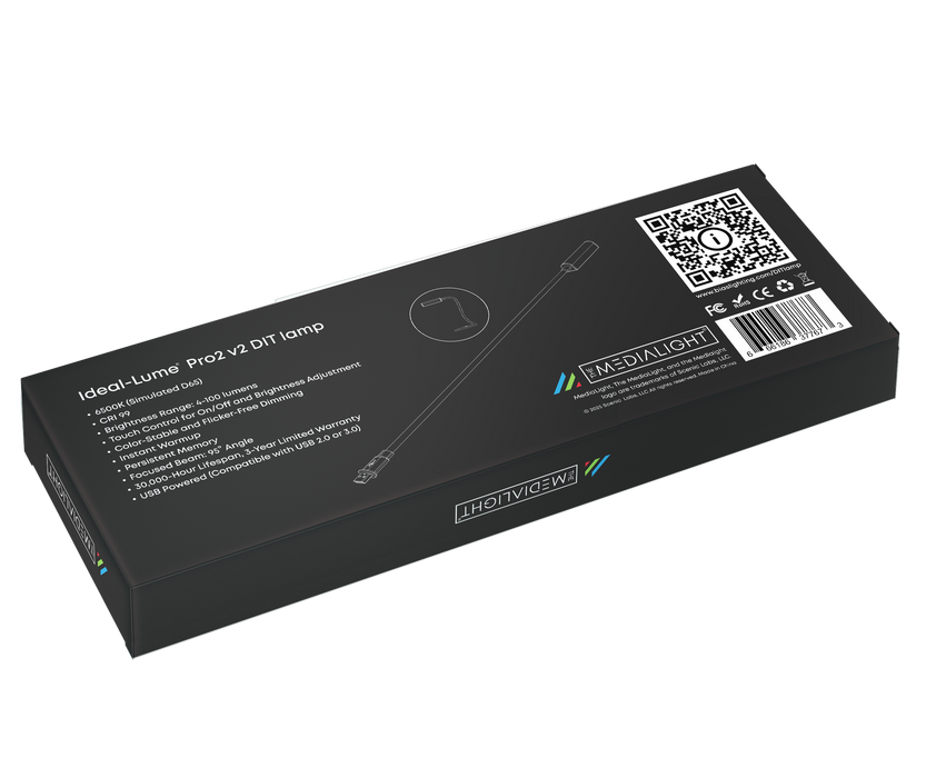 Ideal-Lume Pro2 v2 DIT Lamp (2025) - MediaLight Bias Lighting