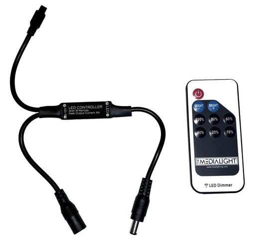 MediaLight Infrared Remote (Standard model included with all Mk2 units) - MediaLight Bias Lighting