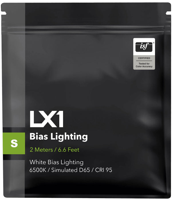 LX1 Bias Lighting CRI 95 6500K Simulated D65 White Bias Lights - Bias Lighting.com by MediaLight Bias Lighting