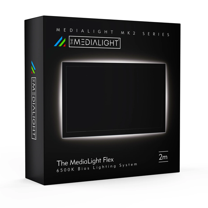 MediaLight Mk2 Flex CRI 98 6500K White Bias Lighting - MediaLight Bias Lighting