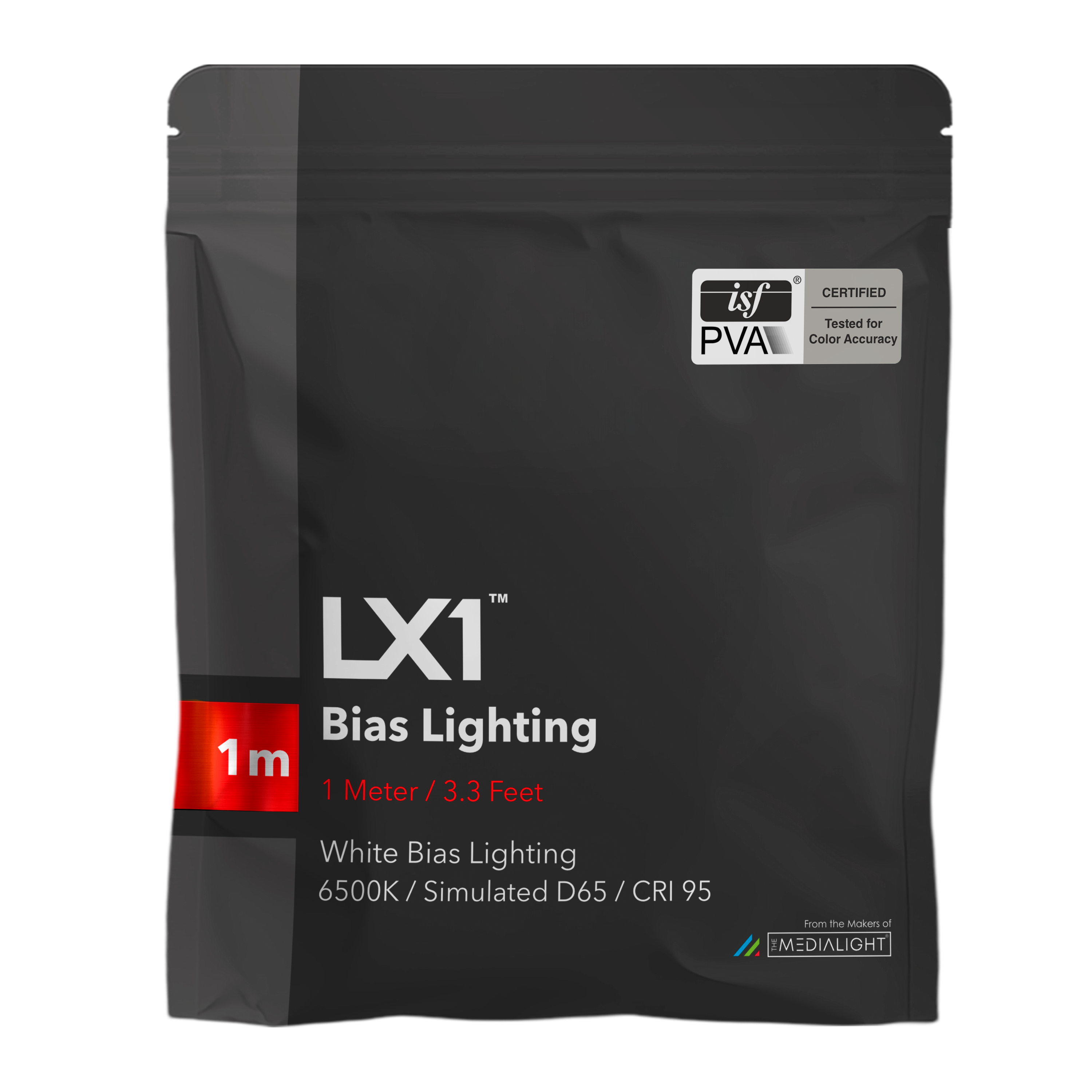 LX1 Bias Lighting CRI 95 6500K 模擬D65ホワイト Bias Lights