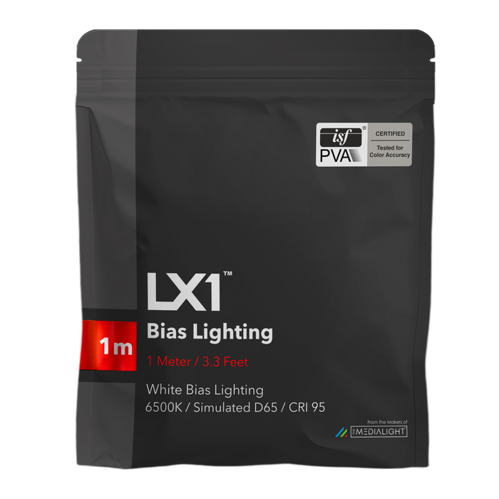 LX1 Bias Lighting CRI 95 6500K Simulated D65 White Bias Lights