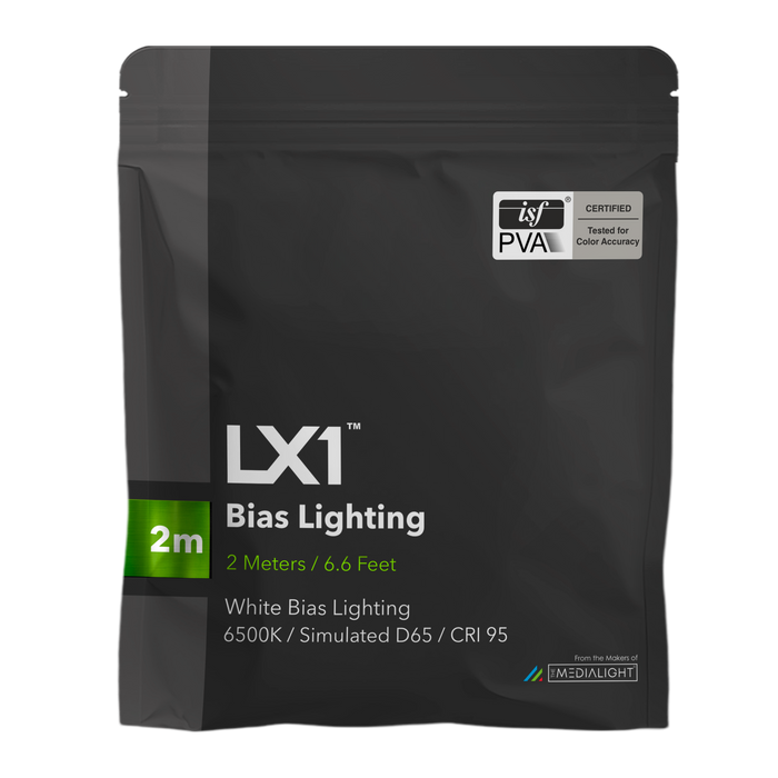LX1 Bias Lighting CRI 95 6500K Simulated D65 White Bias Lights