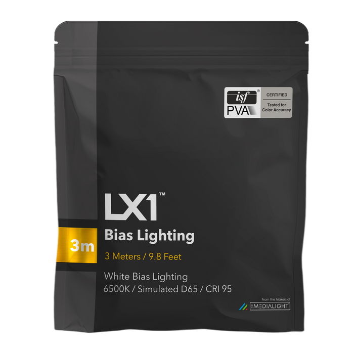 LX1 Bias Lighting CRI 95 6500K Simulated D65 White Bias Lights