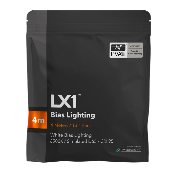 LX1 Bias Lighting CRI 95 6500K Simulated D65 White Bias Lights