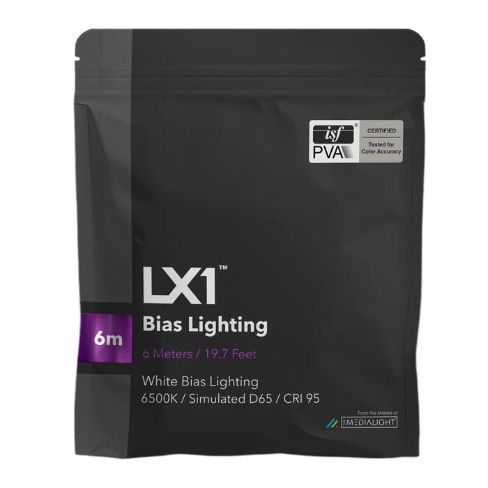 LX1 Bias Lighting CRI 95 6500K Simulated D65 White Bias Lights