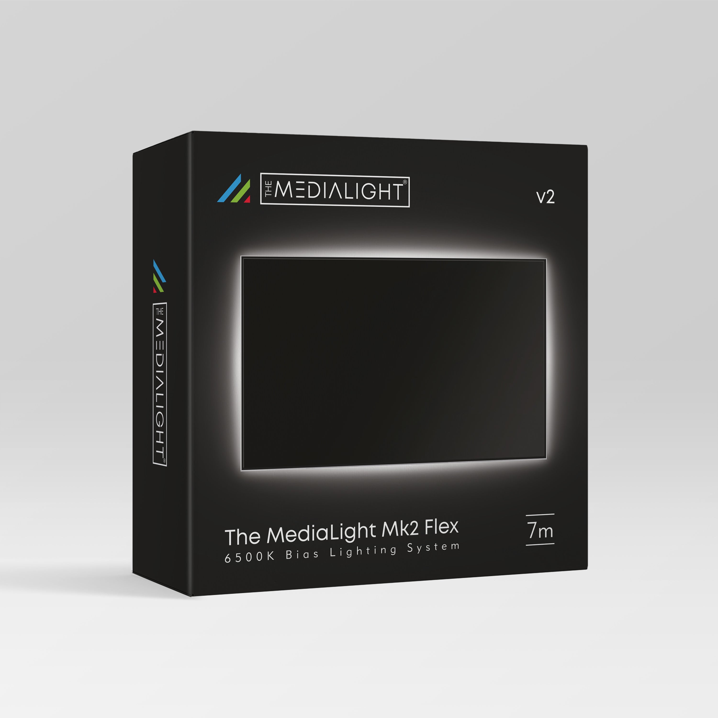 MediaLight Mk2 Flex バイアス照明（3m） MediaLight Mk2 v2 (Newest Version) Flex CRI 98 6500K White Bias