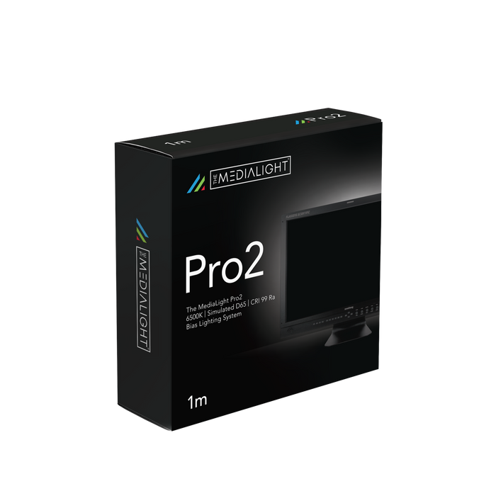 MediaLight Pro2 CRI 99 6500K White Bias Lighting - Bias Lighting.com vun MediaLight Bias Lighting