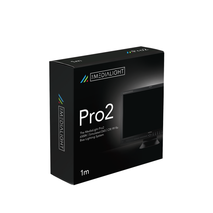 MediaLight Pro2 CRI 99 6500K White Bias Lighting - Bias Lighting.com by MediaLight Bias Lighting