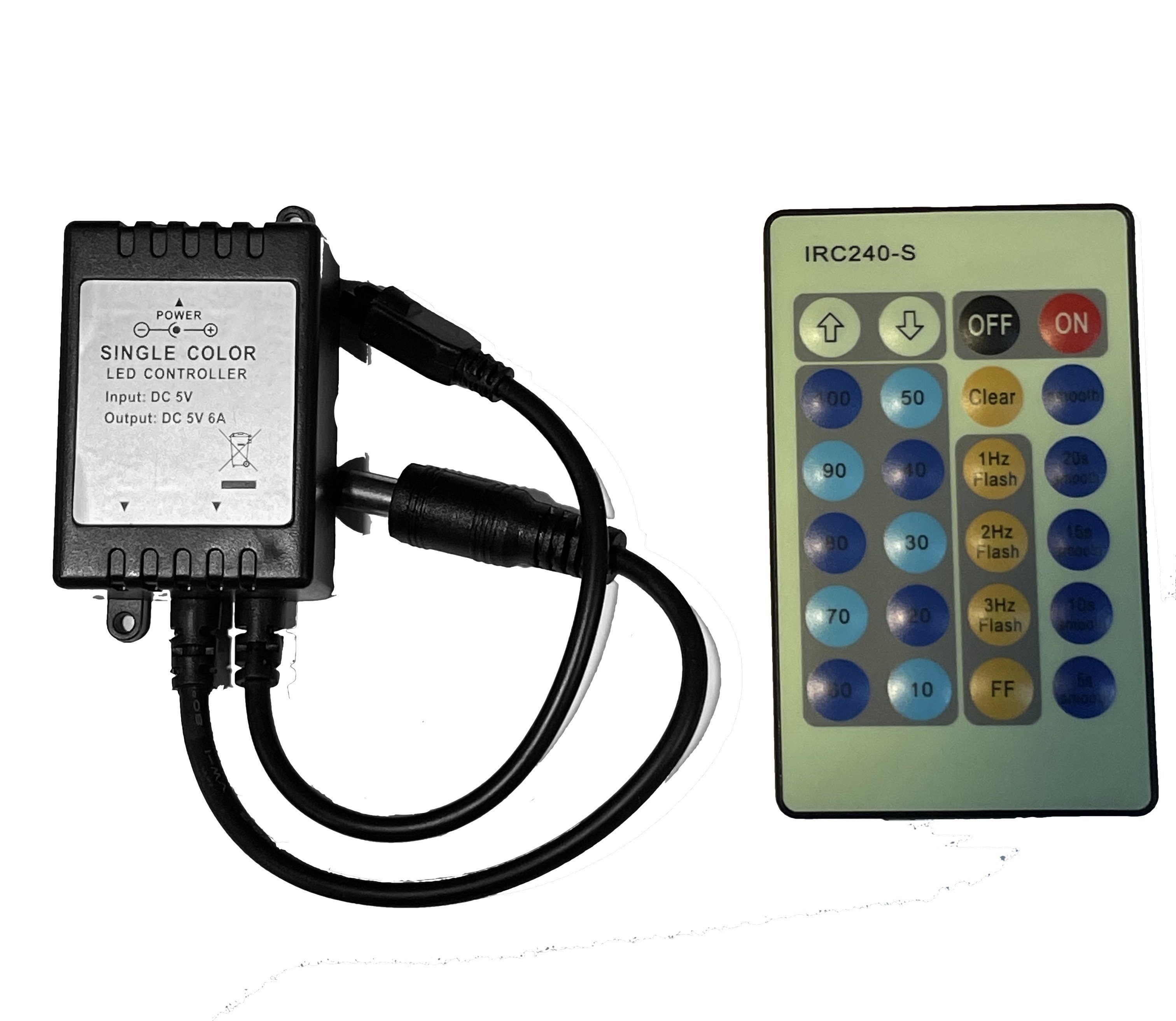 Remote shop control dimmer